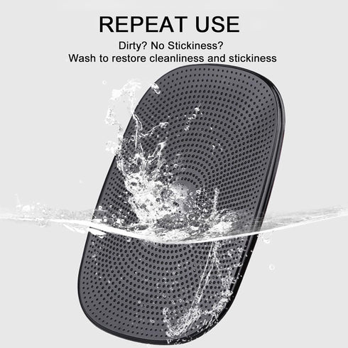 Anti-Slip Pad for Car Dashboard Multi-Functional Non-Slip Magic Sticky Gripping Mat PU Gel Washable Reusable Extra Strong for GPS,HUD,EZ Pass,Hold...
