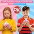 Pop Game Light Up Fidget Toy, Quick Push Bubble Game, Decompression Breakthrough Puzzle Pop Game Machine, Multiple Game Modes Toy for 3+ Years (Ra...
