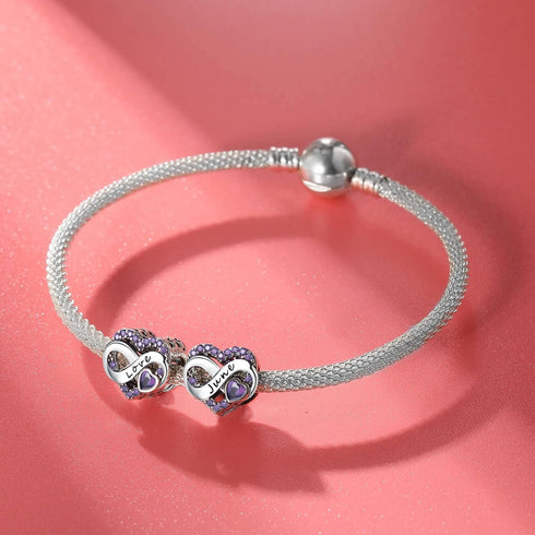 November Birthstone Charm 925 Sterling Silver for Bracelet Necklace Mother's Day (June)...