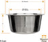 Neater Pet Brands Stainless Steel Dog and Cat Bowls (2 Pack) Neater Feeder Medium Deluxe Extra Replacement Bowl (Metal Food and Water Dish) (5 Cup...