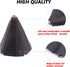 RASTP PU Leather Shift Boot Waterproof Shift Knob Dust Cove Universal for Manual/Auto with Red Stitching,Red...