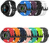 3-Pack Silicone Bands for Garmin Forerunner 945 Smartwatch Replacement Strap (Black, White, Green)...