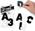 ArtSkills Poster Letters 2.5” Paper Letters for Poster Board Projects, Classroom Bulletin Boards, Sign Making Supplies, Black & White, 335 Pieces...