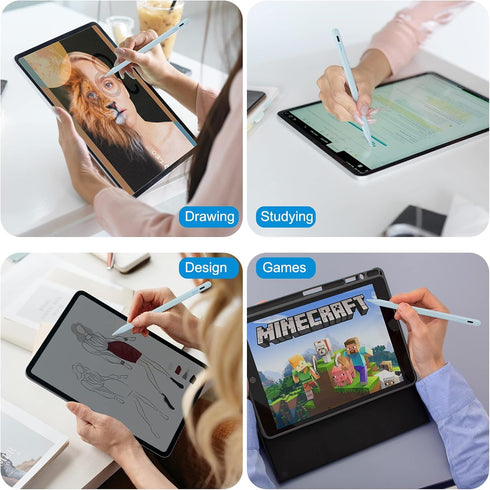 Stylus Pen for iPad 9th&10th Generation,Pencil with Palm Rejection Apple Pencil for (2018-2023) iPad Pro11&12.9 inch, iPad Air 3/4/5,iPad 6-10,iPa...