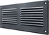 Vent Systems 8'' x 4'' Inch Air Vent Cover - Anthracite - Metal Air Return Grill with Built in Pest Guard Screen HVAC Vent Cover for Home Improvem...