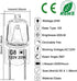 G8 Halogen Bulb 20W 120V Dimmable Xenon Bulb (12 Pack) G8 Base 2Pin T4 JCD Type 2700K Warm White Under Cabinet Puck Lighting Replacements...
