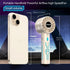 2pcs portable handheld fan personal fan portable neck fan small rechargeable fan usb mini small fan high speed motor lasts 4-16 hours 4-speed lany...