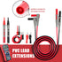 AstroAI 8Pcs Multimeter Test Leads Set with Alligator Clips, Plunger Test Mini Hooks and Test Probes 1000V 10A CAT III & CAT IV 600V for Fluke, KA...