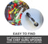 1/8, 1/4, 1/2 tsp, 1 tsp, 1/2, 1 Tbls, 18/10 (304) Stainless Steel/Black...