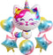 KatchOn Big Cute Caticorn Pack - 36 Inch: Cat, Kittycorn & Caticorn Party Supplies - Set of 6...