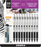 Zebra Pen M-301 Stainless Steel Mechanical Pencil, Premium Metal Barrel, Medium Point, 0.7mm, Black Grip, 10-Pack Plus Lead and Erasers, (54319)...