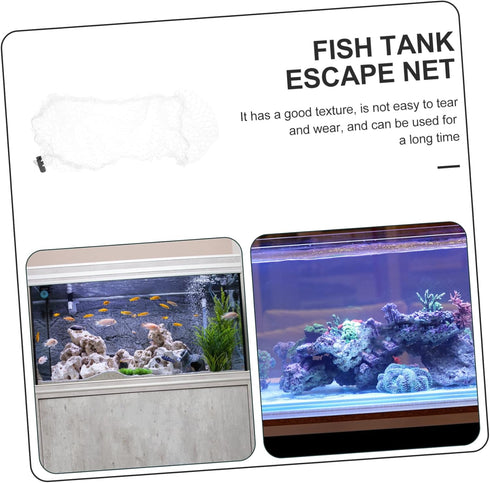 Turtle Tank Escape net Fish Separator net aquatainer mesh Fruit Bags DIY Aquarium Tree Faces Decor...