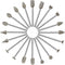 20 Pcs Diamond Burr Set, Stone Carving Sets Diamond Mounted Grinding Bits with 1/8'' Shank for Dremel Rotary Tools (60 Grit)...