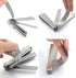 Stainless Steel Feeler Gauge Universal Standard SAE and Metric Offset Valve Thickness Gauge 32-Piece Blade Tool for Measuring Gap Width/Thickness...