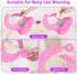 NPET 3PCS Silicone Baby Bibs for Babies & Toddlers, Waterproof Baby Bibs for Eating BPA Free Toddler Bibs 1-3 Years Soft Adjustable Fit Cute Dinos...