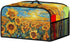 Oil Paninting Sunflower Slow Cooker Dust Cover Yellow Air Fryer Cover Top Handle and Storage Pockets Dust Covers for Kitchen Appliances...
