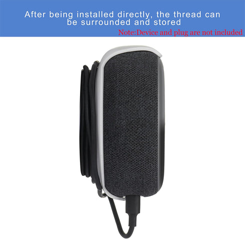 Echo Dot Wall Mount Holder for Echo Dot 3rd Generation, Space-Saving Accessories with Built-in Cable Management and Sticking Tape or Drill Nail - ...