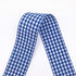 VIVIQUEN Blue Gingham Ribbon Checkered Ribbon 1-Inch 25 Yard Each Roll 100% Polyester Woven Edge (Blue)...