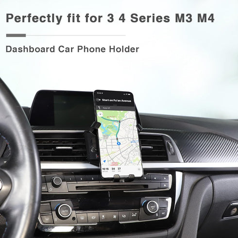 LLKUANG Car Mobile Cell Phone Holder Mount for BMW 1 2 3 4 Series GT F20 F21 F22 F23 F30 F31 F32 F33 F34 F35 F36 M2 F87 M3 M4 F80 F82 F83(Only Pla...