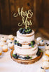 Mrs and Mrs Cake Topper, Rustic Wooden Cake Topper for Female Wedding/Bridal Shower/Engagement Party Decorations...