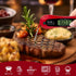 Instant Read Digital Meat Thermometer for Cooking and Baking - Accurate Food Thermometer for Ovens and Grills Red...
