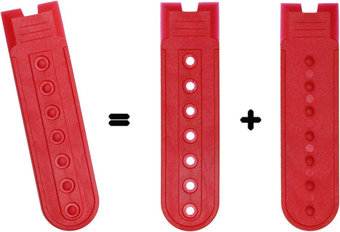 PENTA ANGEL Snapback Strap Cover 20Pairs 7Holes Replacement Fasteners Buckle Extender Baseball Cap Cowboy Hat Snap Strap Clip...