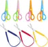 Set of 7, Loop Scissors and Preschool Training Scissors, SourceTon Craft Scissors Set for Scrapbooking, Kids Design, DIY Photo and Art Projects...