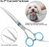 Premium Dog Grooming Scissors with Safety Round Tips, 3 in 1 Dog Grooming Scissors Kit, 4CR Stainless Steel Premium Pet Grooming Shears for Dog, S...