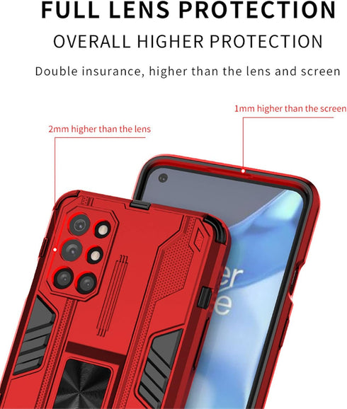 Asuwish Phone Case for OnePlus 8T OnePlus8T Plus 9R 5G with Tempered Glass Screen Protector Cover and Slim Stand Cell One Plus8T5G On + 1 Plus 8Tp...