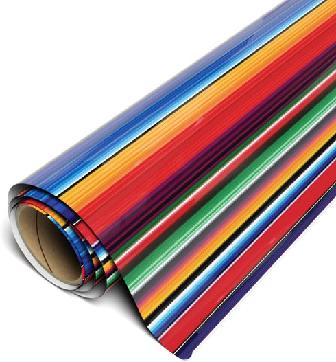 Siser EasyPSV Patterns 11.8" x 3ft Roll - Self Adhesive Permanent Craft Vinyl (Serape)...
