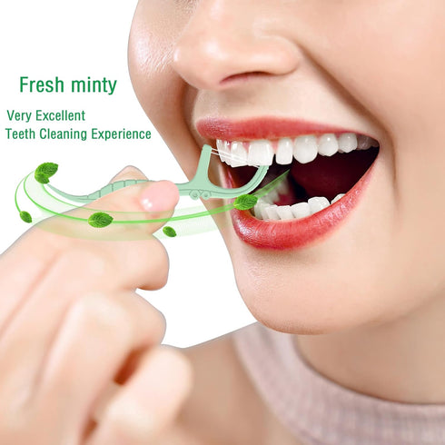 Holy rose Twin-Line Dental Flossers 200 Count?Each Individually Wrapped, Floss 2 Bag Suitable for Travel Hotel Restaurant Office Car Dental Floss,...