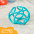 OgoBolli Teether Ring Tactile Sensory Ball Toy for Babies & Toddlers - Stretchy, Squishy, Soft, Non-Toxic Silicone - Boys and Girls Age 6+ Months ...
