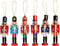 Ornativity Nutcrackers Hanging Ornament Figures - Christmas Mini Wooden King and Soldier Nutcracker...