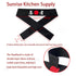 SUNRISE Japanese Sushi Chef Hachimaki Karate Headband - Black Ninja...