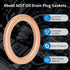 M12 Copper Oil Drain Plug Crush Washer Gasket Fits for BMW, M12 x 17 x 1.5, 10 Pack...