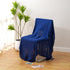 Muslin Swaddle Blanket, 100% Viscose Made from Bamboo Solid Dark Blue Unisex Swaddle Wrap, Soft Silky Muslin Swaddle Blankets Neutral Receiving Bl...