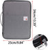 BTSKY New Universal A4 Document Bags Portfolio Organizer- Waterproof Travel Gear Organizer Zipper Case/Document File Bag for Ipads, Notebooks, Pen...