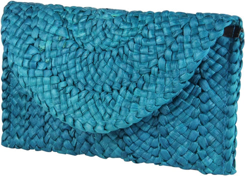 Women Straw Clutch Purse Handbag Straw Shoulder Bag Summer Beach Bag Woven Bag Envelope Purse Wallet...