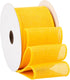 10-Yard Yellow Burlap Ribbon Wired Burlap Ribbon - 2 Inch Width for Gift Wrapping, Floral Arrangements, Wreath Making, and Christmas Decor...