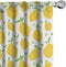 Ambesonne Lemons Window Curtains, Continuous Modern Summer Themed Tasty Citrus Fruits Illustration, Lightweight Decor 2-Panel Set with Rod Pocket,...