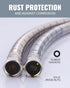 Stainless Steel Faucet Supply Lines 20 Inches, ALEASHA 3/8" x 3/8" FIP Connector Braided Stainless Steel Supply Hose 2Pcs, Hose for Sink Faucet, F...
