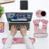 Keyboard Wrist Rest and Mouse Pad Wrist Support Set with Coasters, Bible Verses Psalm 46:5 with Non-Slip PU Base Ergonomic Gaming Mousepad for Com...