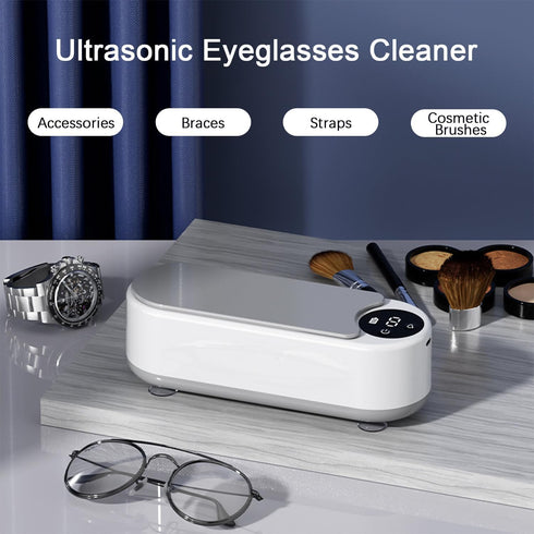 Generic Premium Jewelry Cleaner Machine - Ideal for Ring, Earring, Necklaces, Watch Strap, Makeup Brush Cleaning Also Functions as Glasses Cleaner...