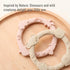 Silicone Teethers for Babies 0-6 6-12 Months Teething Toys for Infants Baby Chew Toys for Sucking Needs Baby Teething Rings for Infant Boys and Gi...
