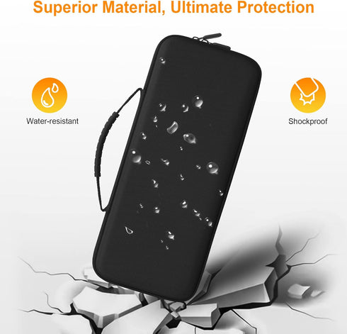 BOVKE Hard Carrying Case Compatible with Logitech POP Keys Mechanical Wireless Keyboard and POP Wireless Mouse Combo, Mesh Zipper Bag for Cables, ...