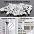 125 Pieces Plantation Shutter Repair Kit Repair Plantation Shutters Magnets Shutter Staples Replacement Shutter Pins Cabinet Magnets for Shutter, ...