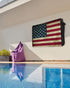 Outdoor TV Cover - American Flag Waterproof and Weatherproof 30"-32" LCD Movable Shield TV Display Screen Protector Outside Television Covers...