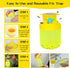 Outdoor Fly Trap, Fly Traps Outdoor Hanging Solar Powered, Reusable Fly Trap Indoor with Fly Bait, Non-Toxic Flying Insects Killer for Indoor Outd...