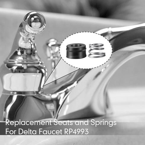 RP4993 Replacement Seats and Springs Faucet Repair Kit RP4993 Seats and Springs Compatible with Faucet Rod Replacement, Black (36 Pairs)...