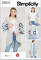 Simplicity SS9633AMisses' Crochet Top, Jacket and Bag Sewing Pattern Kit, Code S9633, Sizes XS-S-M-L-XL, Multicolor...